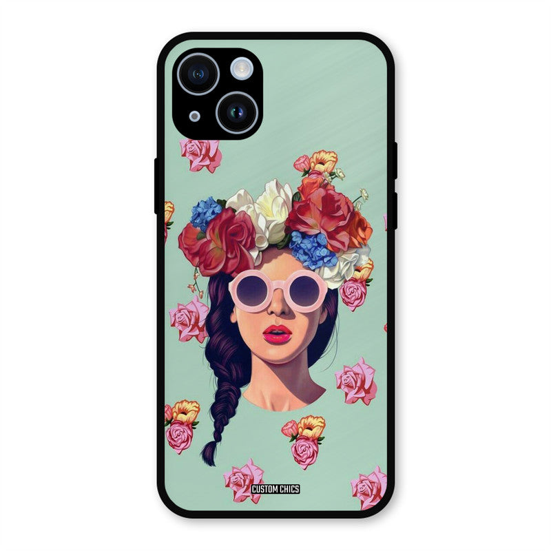 Pretty Girl iPhone 14 Mobile Back Cover - Cute PrintShield Case