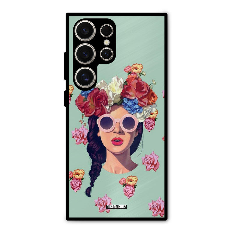 Pretty Girl Samsung Galaxy S24 Ultra Mobile Back Cover - Cute PrintShield Case