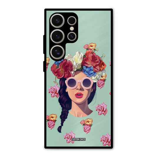 Pretty Girl Samsung Galaxy S24 Ultra Mobile Back Cover - Cute PrintShield Case