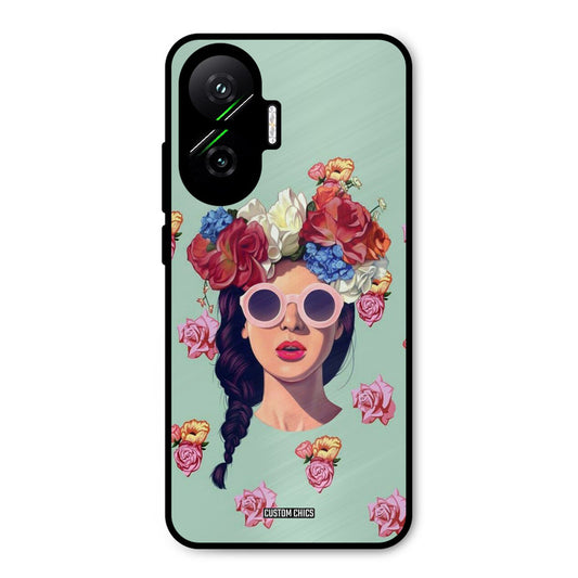 Pretty Girl Poco F7 5G Mobile Back Cover - Cute PrintShield Case