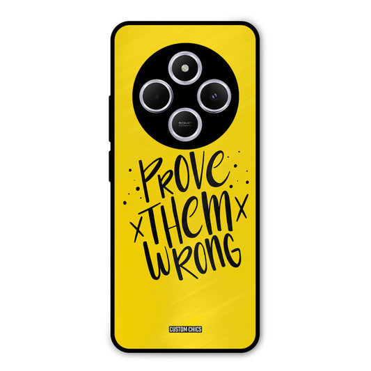 Prove Wrong Poco M7 Mobile Back Cover - Typography PrintShield Case