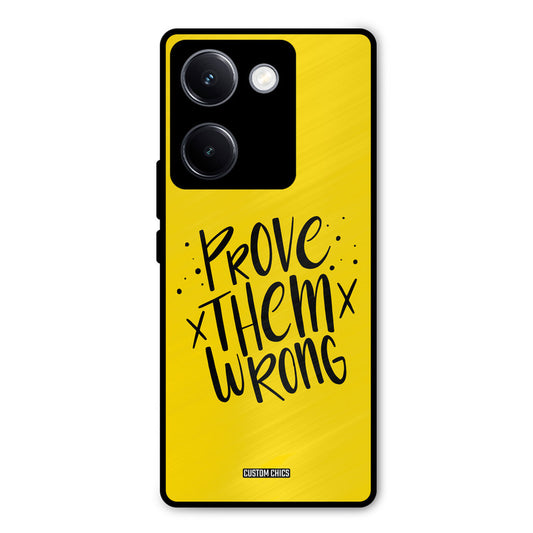 Prove Wrong Vivo Y300 Plus Mobile Back Cover - Typography PrintShield Case