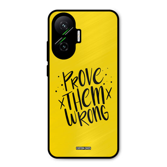 Prove Wrong Poco F7 5G Mobile Back Cover - Typography PrintShield Case