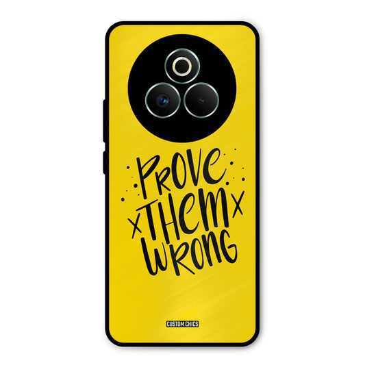 Prove Wrong Realme P3 Pro 5G Mobile Back Cover - Typography PrintShield Case