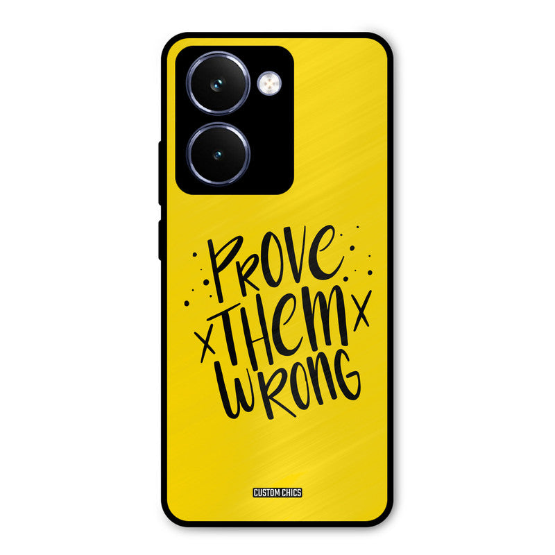 Prove Wrong Realme P3 Ultra Mobile Back Cover - Typography PrintShield Case