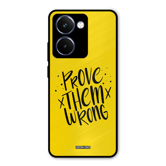 Prove Wrong Realme P3 Ultra Mobile Back Cover - Typography PrintShield Case