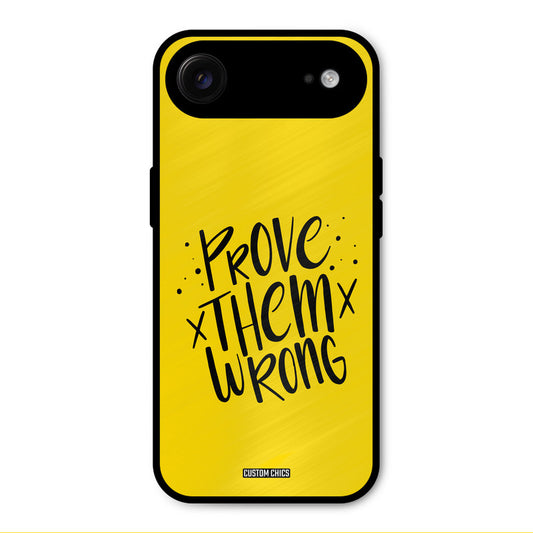 Prove Wrong iPhone Air Mobile Back Cover - Typography PrintShield Case