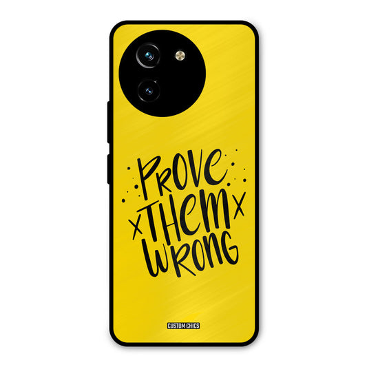 Prove Wrong Vivo Y200i Mobile Back Cover - Typography PrintShield Case