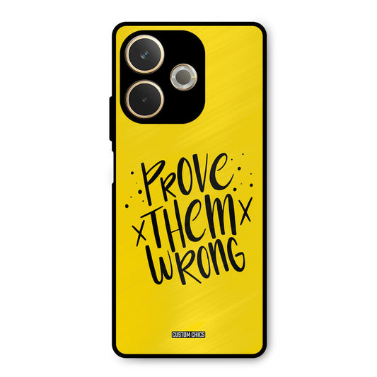 Prove Wrong Oppo A5 Pro Mobile Back Cover - Typography PrintShield Case