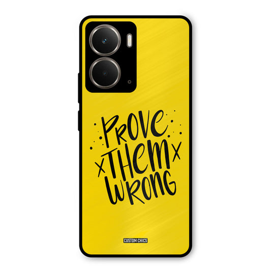 Prove Wrong Realme P3 Mobile Back Cover - Typography PrintShield Case