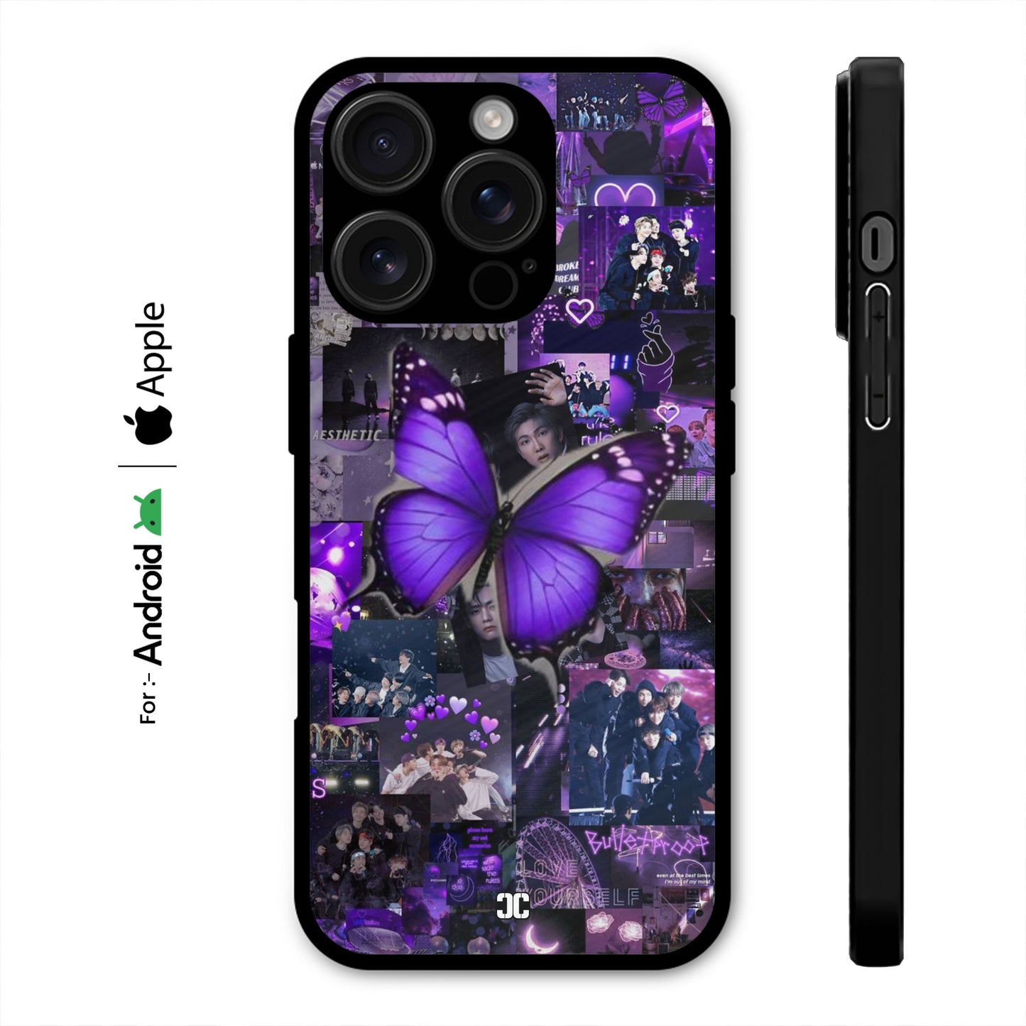 Purple Butterfly Case – Premium PrintShield Mobile Cover