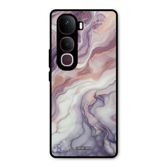 Purple Marble Vivo Y400 Pro Mobile Back Cover - Aesthetic PrintShield Case