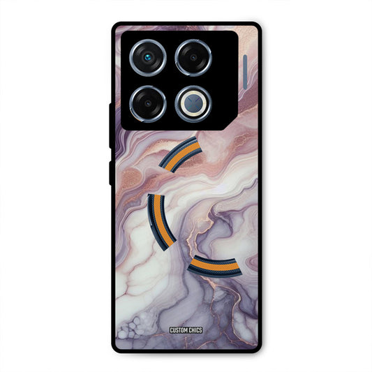 Purple Marble Infinix GT 20 Pro Mobile Back Cover - Aesthetic PrintShield Case