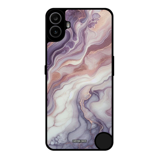 Purple Marble Nothing CMF Phone 1 Mobile Back Cover - Aesthetic PrintShield Case