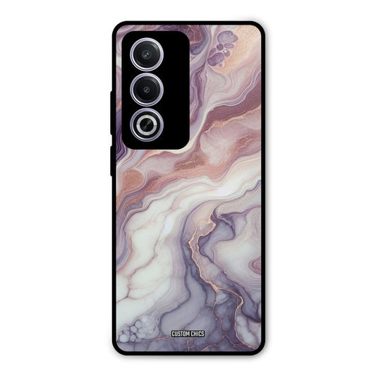 Purple Marble Oppo K12x Mobile Back Cover - Aesthetic PrintShield Case
