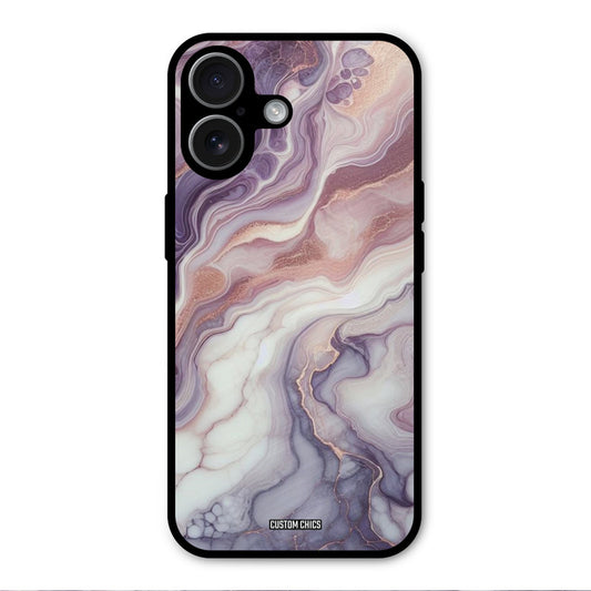 Purple Marble iPhone 17 Mobile Back Cover - Aesthetic PrintShield Case