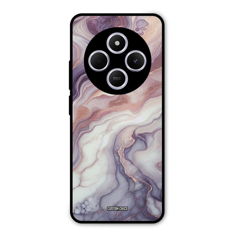 Purple Marble Poco M7 Mobile Back Cover - Aesthetic PrintShield Case