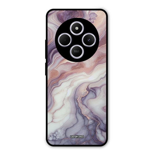 Purple Marble Poco M7 Mobile Back Cover - Aesthetic PrintShield Case