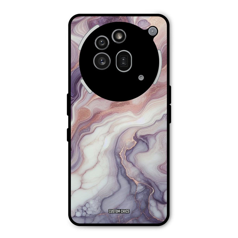 Purple Marble Nothing Phone 3A Pro Mobile Back Cover - Aesthetic PrintShield Case