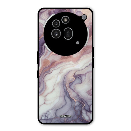 Purple Marble Nothing Phone 3A Pro Mobile Back Cover - Aesthetic PrintShield Case