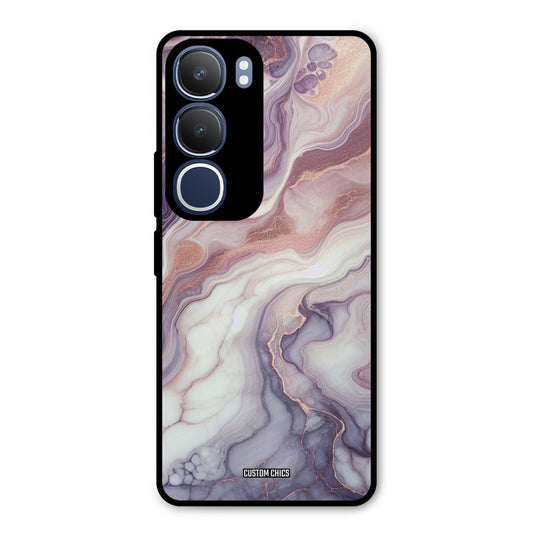 Purple Marble Vivo Y29 Mobile Back Cover - Aesthetic PrintShield Case