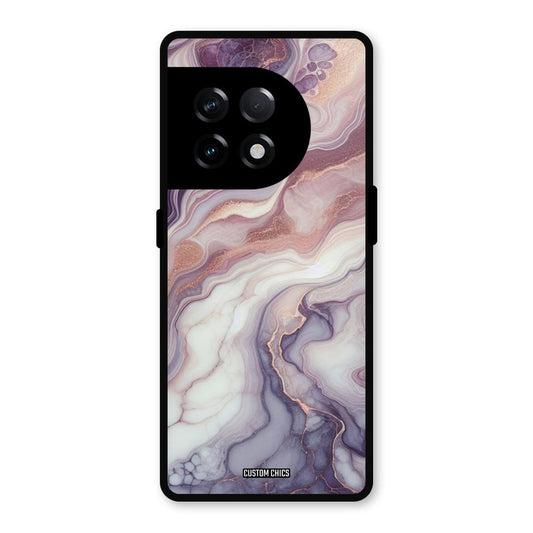 Purple Marble OnePlus 11R Mobile Back Cover - Aesthetic PrintShield Case
