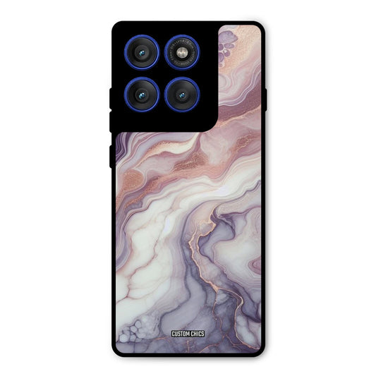 Purple Marble Motorola Edge 60 Pro Mobile Back Cover - Aesthetic PrintShield Case