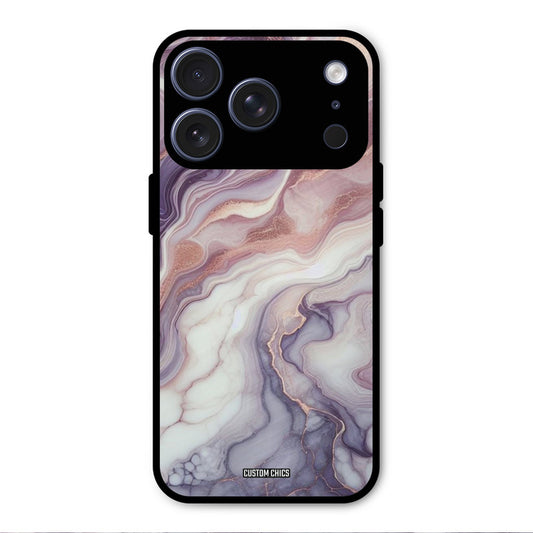 Purple Marble iPhone 17 Pro Max Mobile Back Cover - Aesthetic PrintShield Case