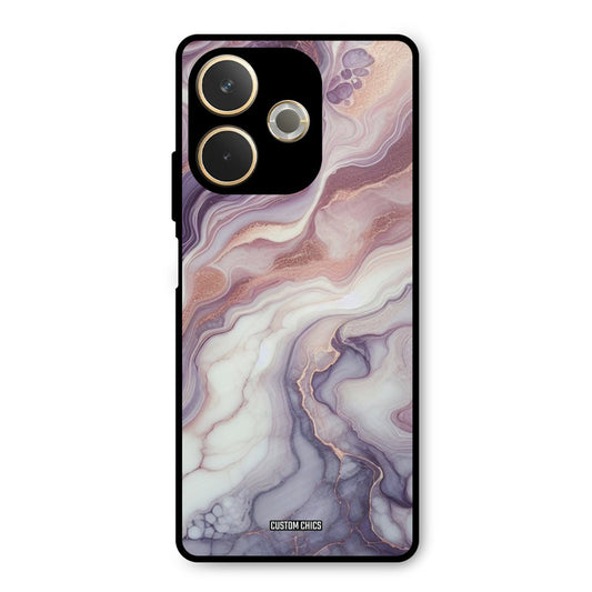 Purple Marble Oppo A5 Pro Mobile Back Cover - Aesthetic PrintShield Case