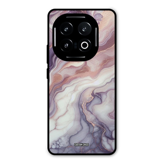 Purple Marble iQOO 13 Mobile Back Cover - Aesthetic PrintShield Case