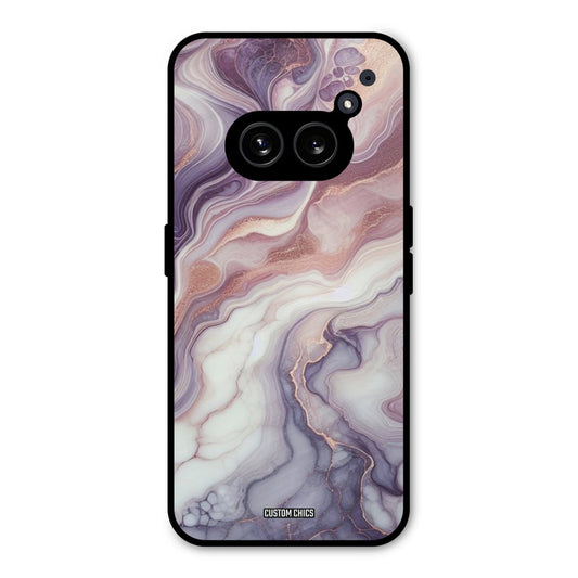 Purple Marble Nothing Phone 2a Mobile Back Cover - Aesthetic PrintShield Case