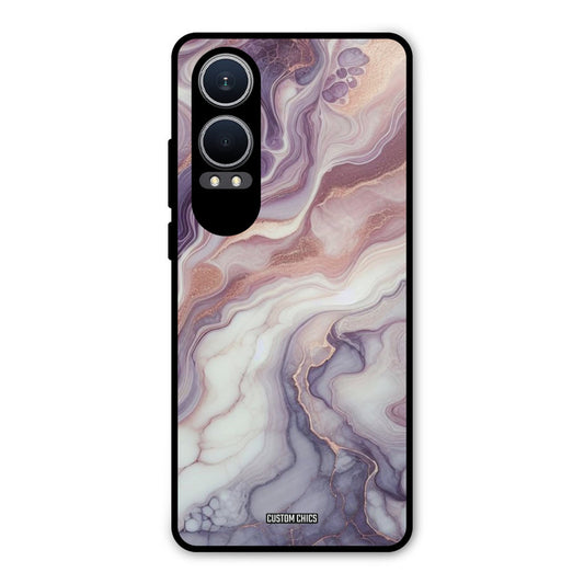 Purple Marble Oneplus Nord CE4 Lite Mobile Back Cover - Aesthetic PrintShield Case