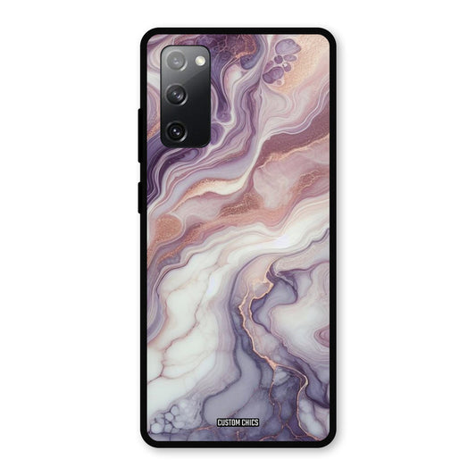 Purple Marble Samsung Galaxy S20 FE 5G Mobile Back Cover - Aesthetic PrintShield Case