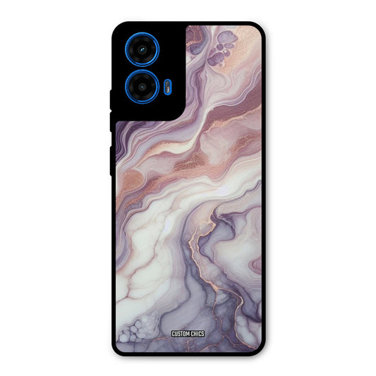 Purple Marble Moto G45 Mobile Back Cover - Aesthetic PrintShield Case