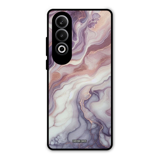 Purple Marble OnePlus Nord CE4 Mobile Back Cover - Aesthetic PrintShield Case