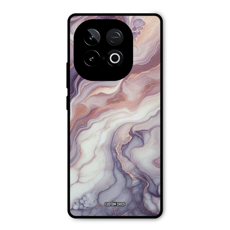 Purple Marble iQOO Neo 10 Mobile Back Cover - Aesthetic PrintShield Case