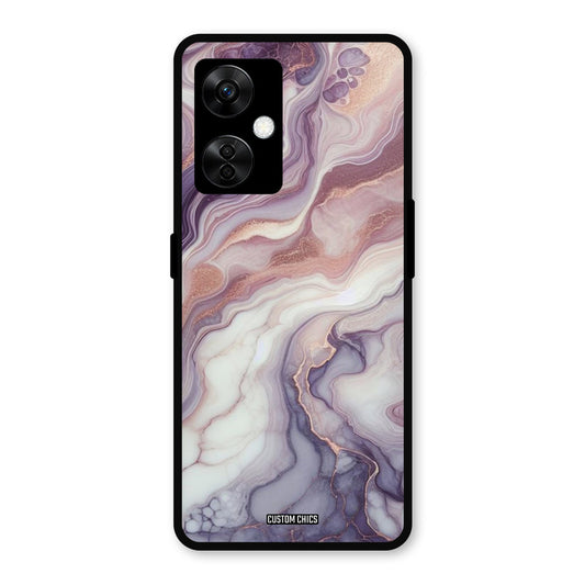 Purple Marble OnePlus Nord CE 3 Lite Mobile Back Cover - Aesthetic PrintShield Case