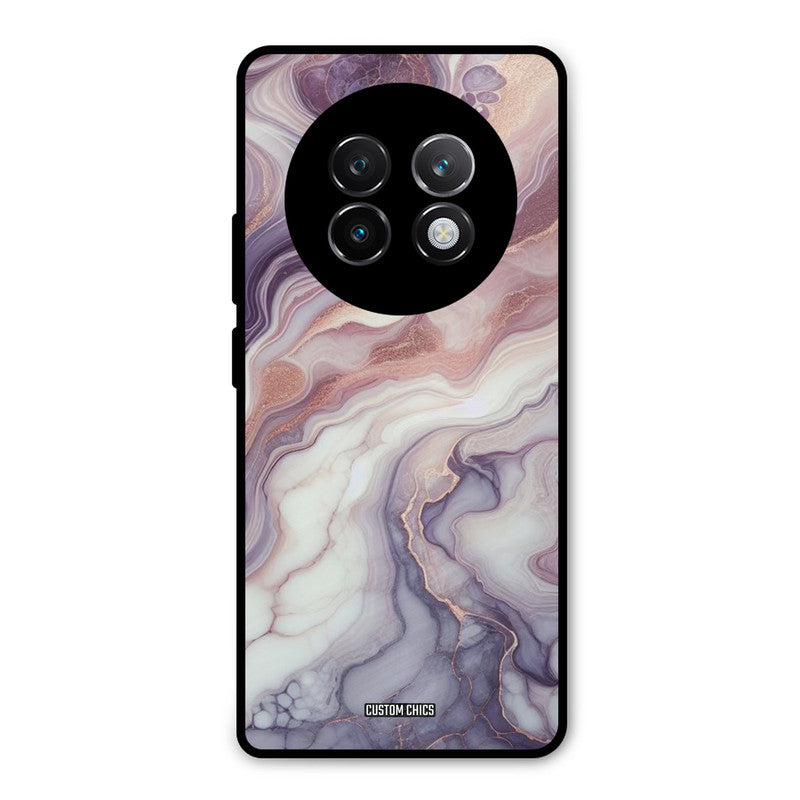 Purple Marble Realme 13 Plus Mobile Back Cover - Aesthetic PrintShield Case