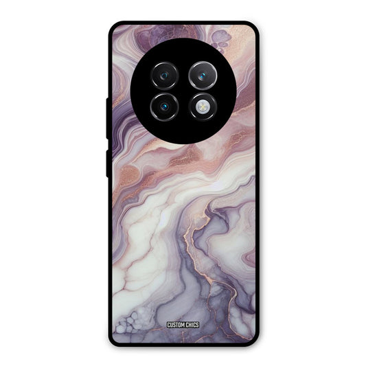 Purple Marble Realme 13 Plus Mobile Back Cover - Aesthetic PrintShield Case