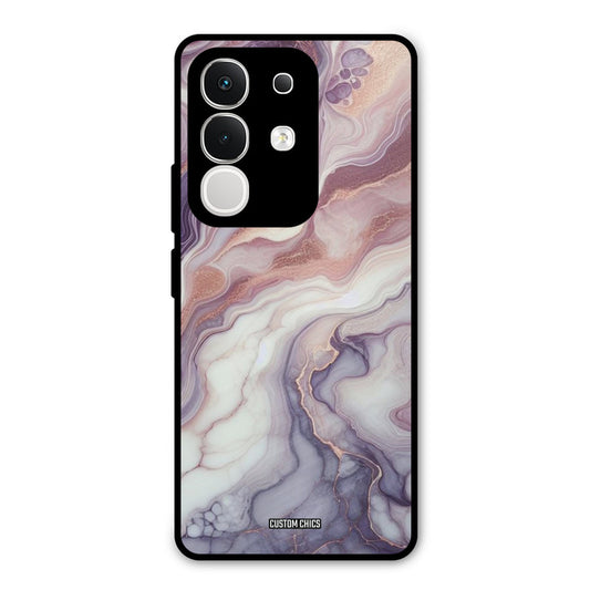 Purple Marble Vivo T4x Mobile Back Cover - Aesthetic PrintShield Case