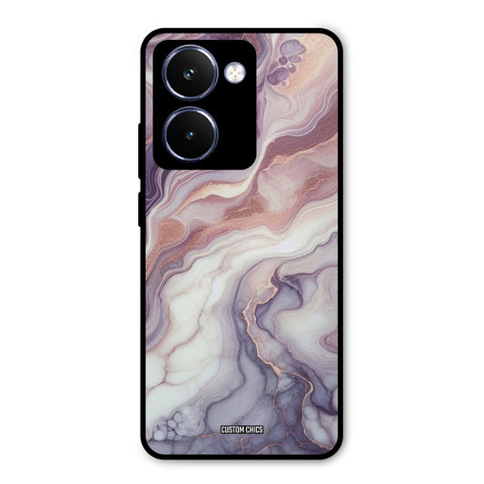 Purple Marble Realme P3 Ultra Mobile Back Cover - Aesthetic PrintShield Case
