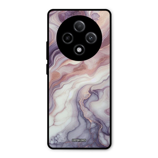 Purple Marble Oppo F27 Pro Plus 5G Mobile Back Cover - Aesthetic PrintShield Case