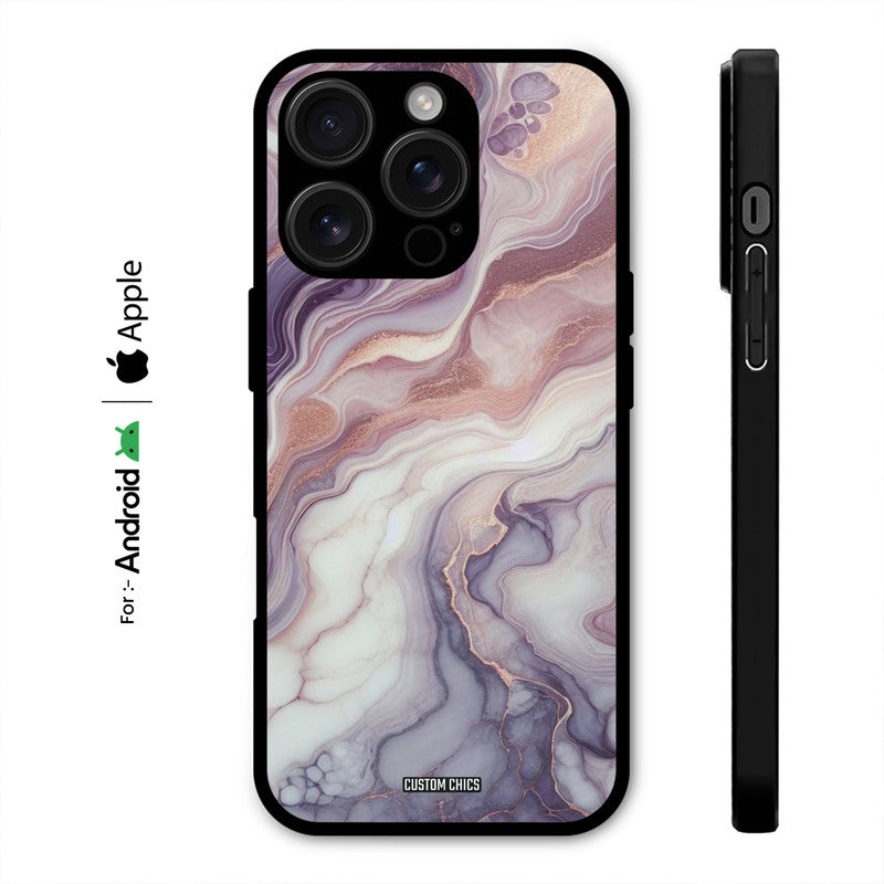 Purple Marble Case – Premium PrintShield Mobile Cover
