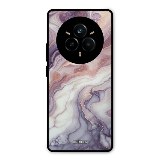 Purple Marble Realme 14 Pro Mobile Back Cover - Aesthetic PrintShield Case