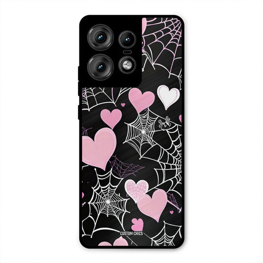 Purple Net Motorola Edge 50 Pro Mobile Back Cover - Aesthetic PrintShield Case