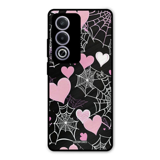 Purple Net Oppo K12x Mobile Back Cover - Aesthetic PrintShield Case