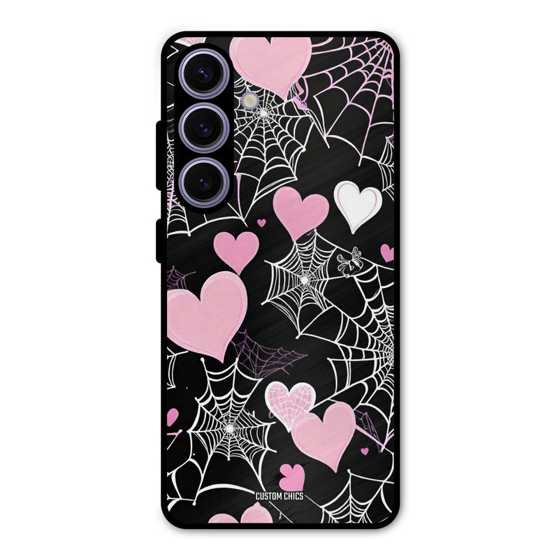 Purple Net Samsung Galaxy S24 Mobile Back Cover - Aesthetic PrintShield Case