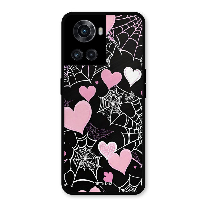 Purple Net OnePlus 10R Mobile Back Cover - Aesthetic PrintShield Case