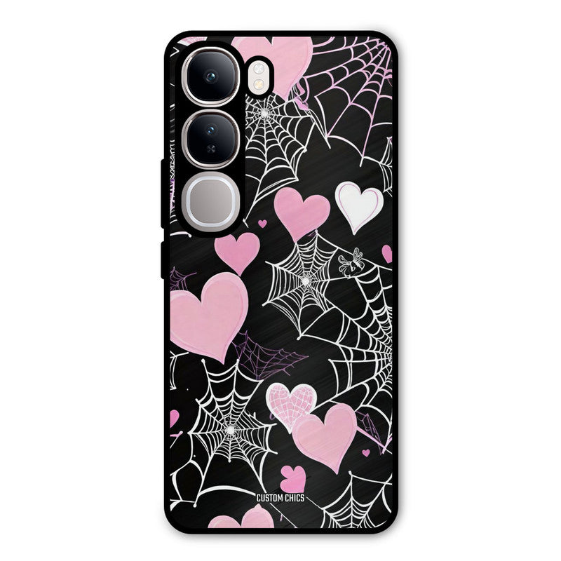 Purple Net Vivo Y300 Mobile Back Cover - Aesthetic PrintShield Case