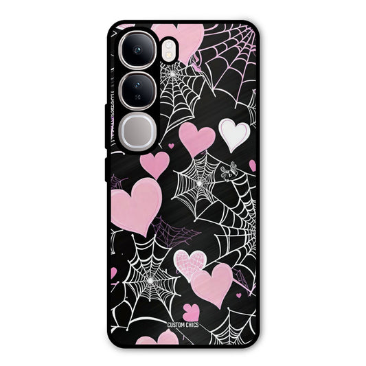 Purple Net Vivo Y300 Mobile Back Cover - Aesthetic PrintShield Case